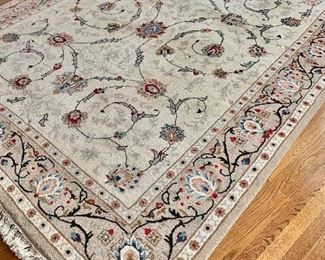 Hand woven wool rug; Smoke free/pet free home; 116” x 96”