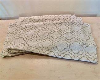 $60 - 12 Chenille placemats; approx 13” x 20” each