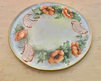 $30 - Hand made, signed platter; 11” D