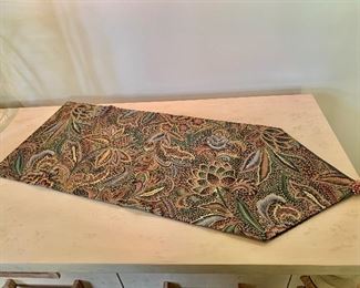 $30 - Custom Table runner with tassel ( 1 available); 70” x 14”
