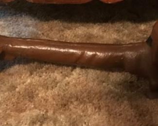 Cast iron dachshund boot cleaner