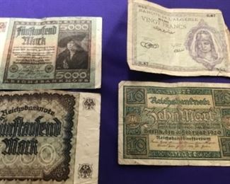 Most money in excellent condition