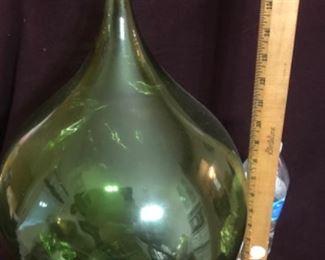 Large blown glass jug