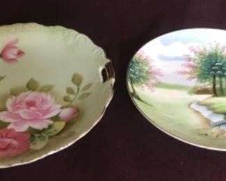 Left on and other beautiful plates.