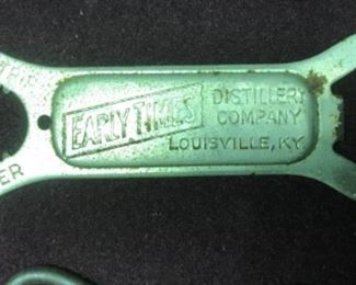 Early times bottle opener, neck stripper
