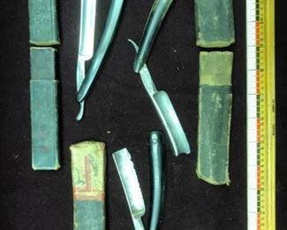 Straight edge razors