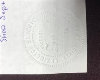 1925 notary stamp.