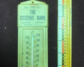 Advertising thermometer