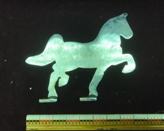 Metal horse