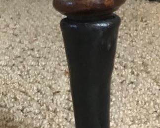 Glass claw feet piano stool