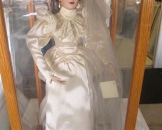 Beautiful Bride Doll in Case