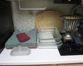 Pyrex & Table Linens