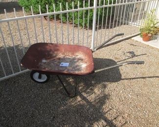 Rusty Wheelbarrow Treasure!