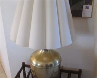 Pair of Brass Table Lamps