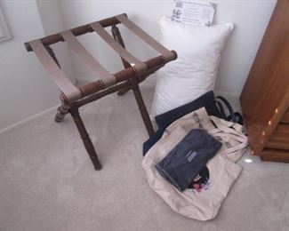 Vintage Luggage Rack, Totes ++