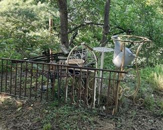 More antique fencing and yard stuff