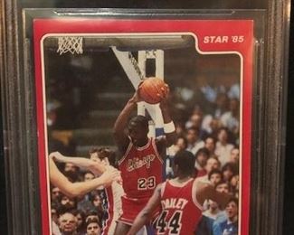 1984-85 Star Jordan Rookie #101(Beckett 7.5)