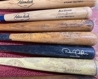 Mickey Mantle, Johnny Bench Bats