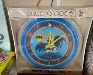 1989 Batman Quartz Clock in Box