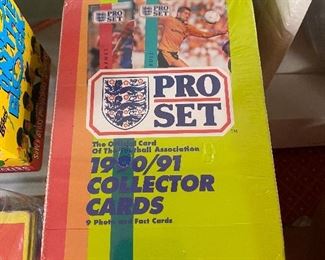1990/91 Pro Set Soccer Cards Box