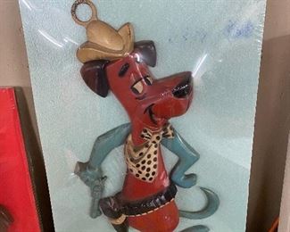 1960's Quick Draw McGraw Wall Hanging