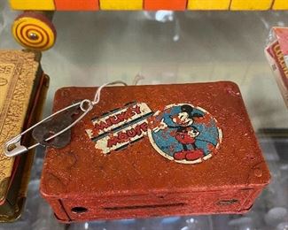 Early Mickey Mouse Bank with Key