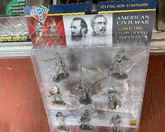 Conte Plastics American Civil War Figures(Confederate)