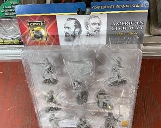 Conte Plastics American Civil War Figures(Confederate Series II)