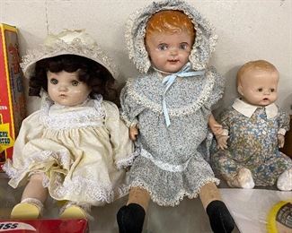 Assorted Old Composition Dolls(Alexander and More)