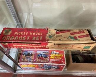 1960's Mickey Mouse Croquet Set in Original Box