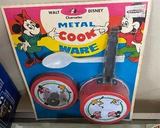 Walt Disney Metal Cookware on Original Card