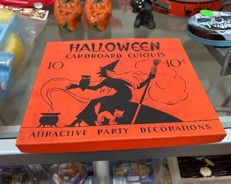 Halloween Cardboard Cutouts in Original Box