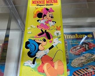 Whitman Mickey and Minnie Mouse Paper Dolls in Box