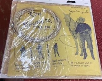 Ken Maynard Trick Rope with Card