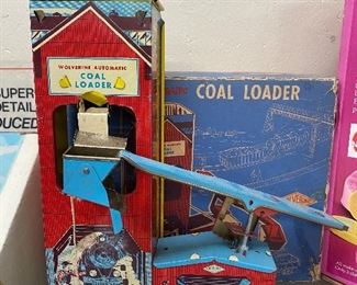 Wolverine Tin Litho Coal Loader in Original Box