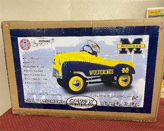 Gearbox Michigan Wolverines Pedal Car