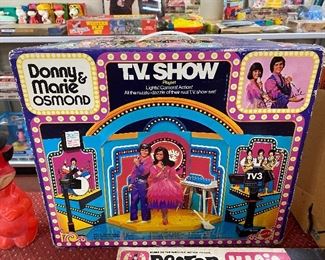 Donny and Marie Osmond T.V. Show Playset in Original Box