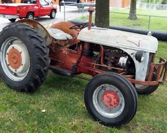 1950s Gas Powered Ford Tractor With 3 Point Hitch Connection And PTO, New Alternato