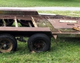 Dual Axle 17' Trailer With Bulldog Trailer Jack, No Title,2 5/16 Ball Hitch