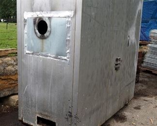 Commercial Rotisserie Smoker With Cast Iron Fire Box And A.O.Smith 1/3 Hp Motor, 83'' x 41'' x 89''