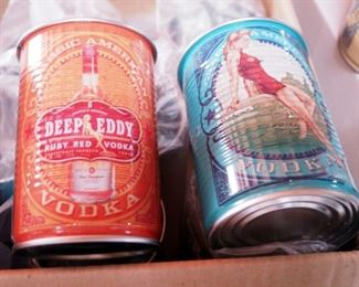 Deep Eddy Vodka Promotional Tin Can Cups, Qty 36 NIB And More Total Qty 51