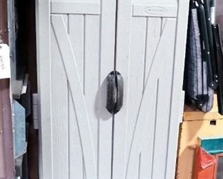 Suncast Outdoor Two Door Storage Cabinet, 71"x32"x24"