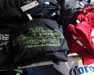 Midori, Paddy, Devil's Apple Bite Me, And Bartender Definition T-Shirts, Assorted Sizes, New Old Stock, Approx Qty 19