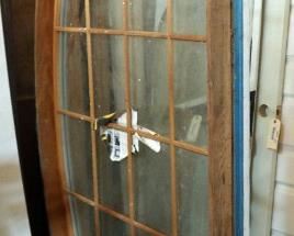Pella Double Pane Arch Top Window 47.5"x87.25", New Old Stock