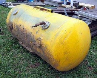 Aluminum Large Capacity Diesel Fuel Tank, 33" Diameter x 76" length