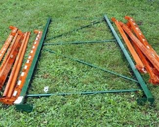 Pallet Racking Braces, 8' In Length, Qty 8 And 12' Pallet Racking Frame