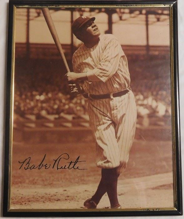 Babe Ruth Autographed Photo