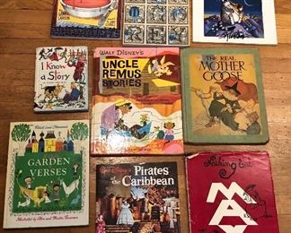 Cartoon books & vintage kids books