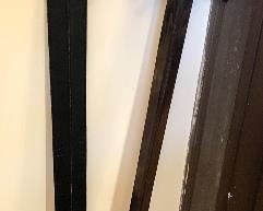 Handmade Celtic replica sword + leather sheath, 50” long overall.