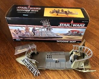 Breaking news: We found the box for the Tatooine skiff! Also have both side rails & 3 supports.